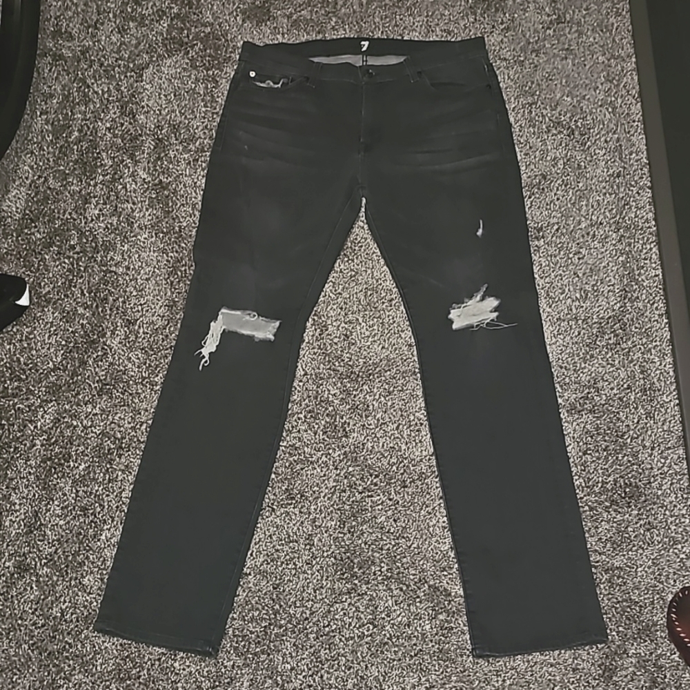 7 for all Mankind mens jeans size 36x33.  Like New (Dark Gray)